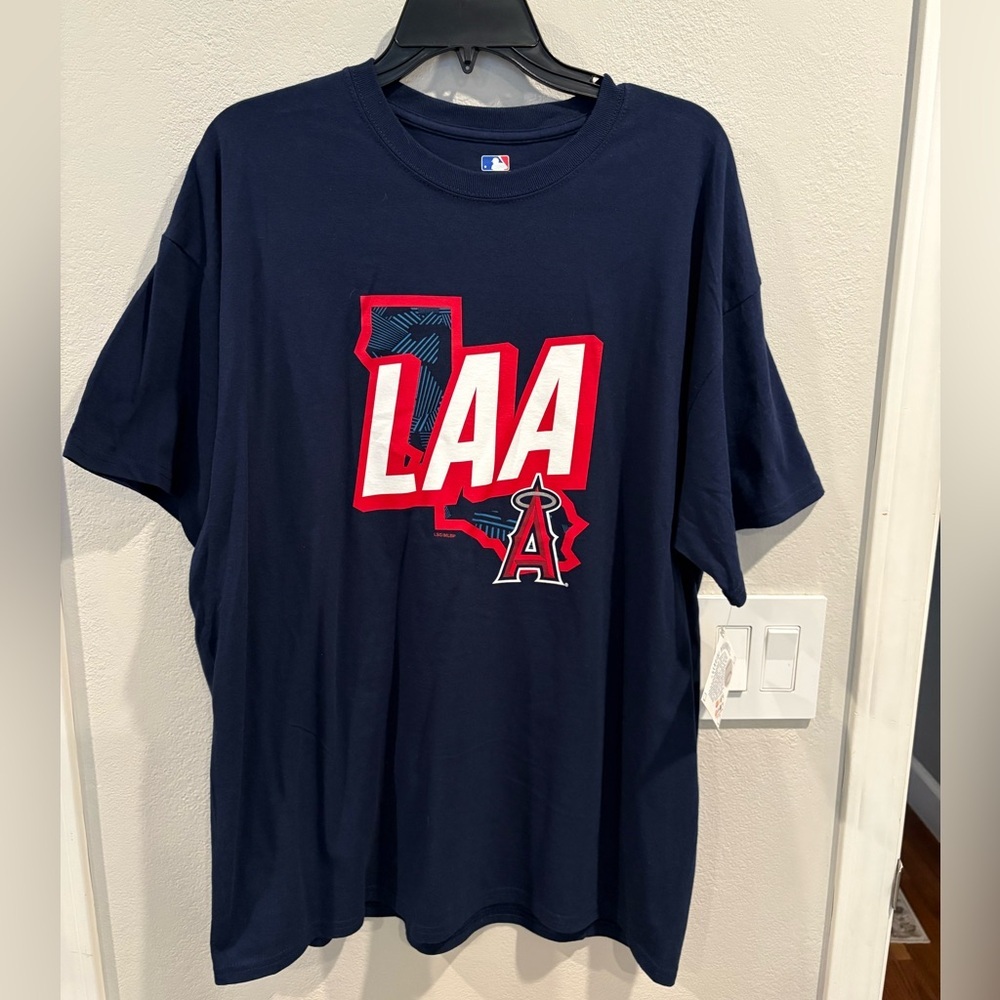 Los Angeles Angels MLB Genuine Merchandise Navy Blue Men’s T-shirt Size XL NWT